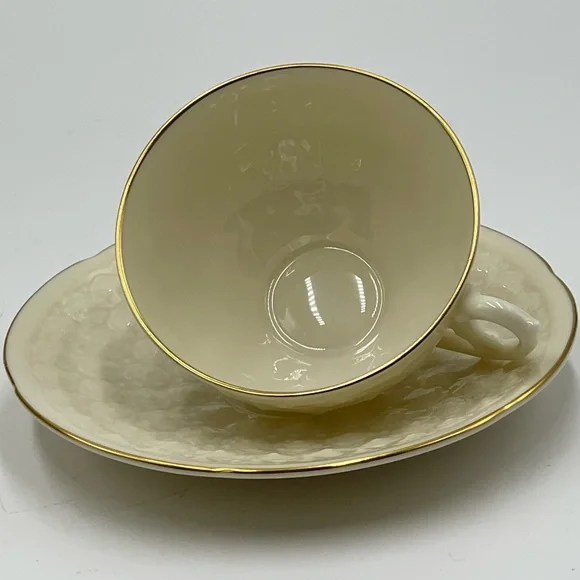 LENOX: Reproduction of First Piece (#1) Designed 1889 Limited Edition Cup/Saucer - Picture 6 of 15